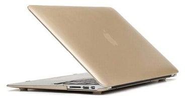 Matte Frosted Rubberized Hard Shell Case Cover For Apple MacBook Air Gold