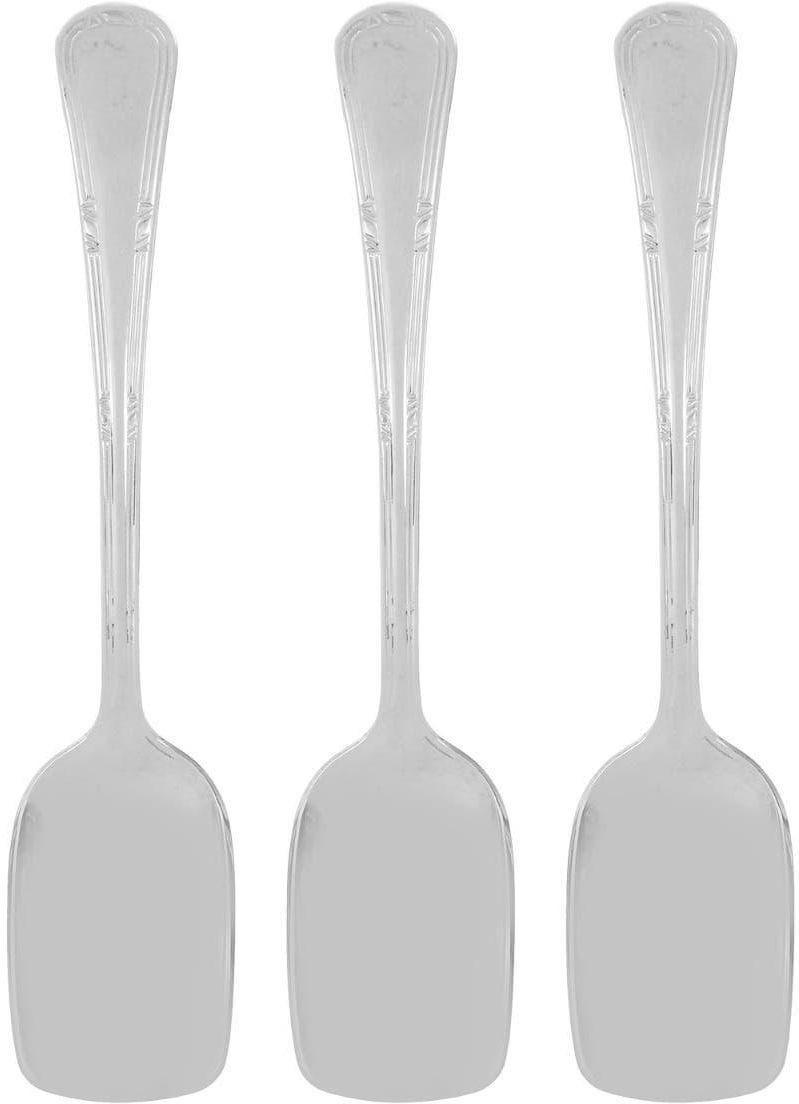 Get AMW Metal Tea Spoon Set, 3 Pieces - Silver with best offers | Raneen.com