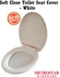 Metrostarhardware Soft Close Toilet Seat Cover (White)
