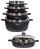 Dessini Non-Stick Cooking Pots Cookware set - 10pcs Dessini Die cast Set