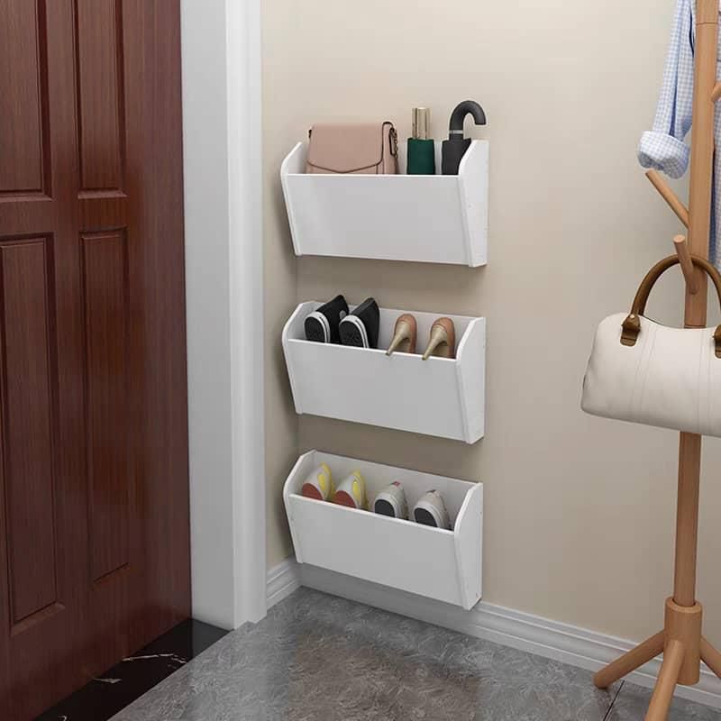 Shoes Rack Behind Door Storage Box Multipurpose Space Saver Bathroom Organizer