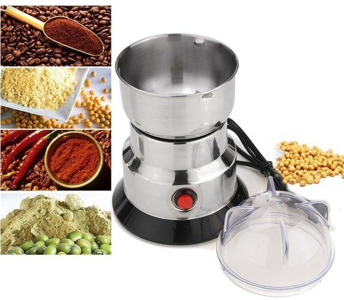 No Brand Home-Electric Herbs/Spices/Nuts/Coffee Bean Blade Grinder Grinding Machine Tool*Silver&Black