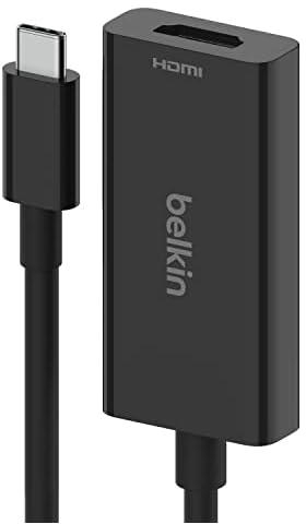 بلكن محول USB نوع C الى HDMI 2.1، كيبل مربوط 4.33 انش مع 8K@60Hz، 4K@144Hz، HDR، HBR3، DSC، HDCP 2.2، USB-IF معتمد من كرومبوك وماك بوك وايباد برو وغيرها من اجهزة USB C