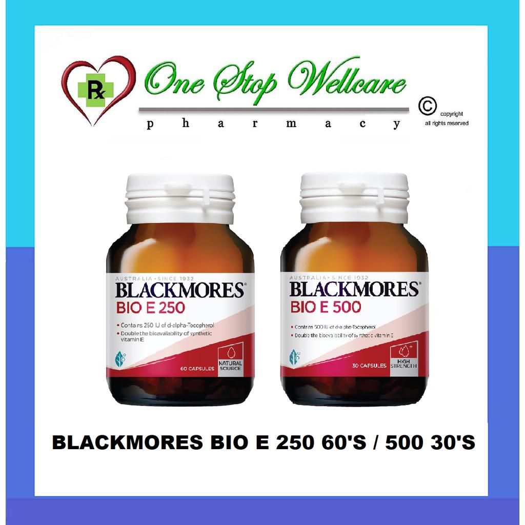 Blackmores Bio E 250 (Exp:11/2024) / Bio Vitamine E 500 (Exp:02/2025)