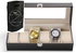 Watches Organization Box - 30.5 x 11 x 7.6 cm - Black+Zigor special bag
