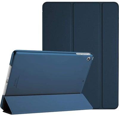 Smart Case for iPad Air 1st Edition, Ultra Slim Lightweight Stand Protective Case Shell with Translucent Frosted Back Cover for Apple iPad Air 2013 Model (A1474 A1475 A1476) -Navy