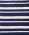 Navy Striped Crochet Dress