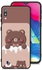 Samsung Galaxy M10 Protective Case Cover Bear Strawberry