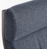 POÄNG Rocking-chair - black-brown/Gunnared blue