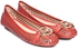 مايكل كورس باليرينا وفلات حذاء كاجول للنساء 38 EU , برتقالي