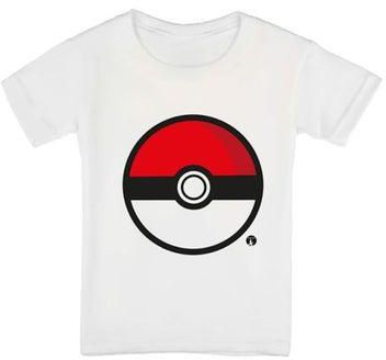 Pokemon Printed T-Shirt White/Black/Red