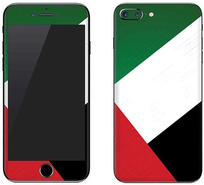 Vinyl Skin Decal For Apple iPhone 8 Plus Flag Of UAE