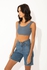 Belle Square Neck Cropped Tank Top - Shane