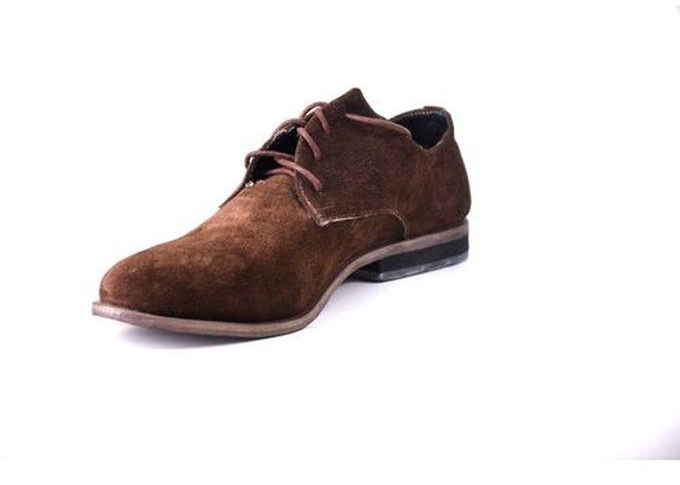 Simple Brown Suede Lace Up