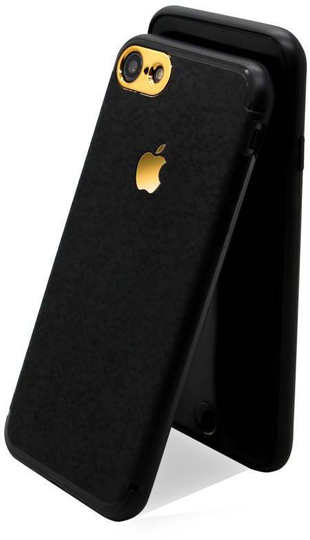 Margoun Premium Soft TPU Jelly Case Cover Shock Absorption Compatible with iPhone 7 in Black