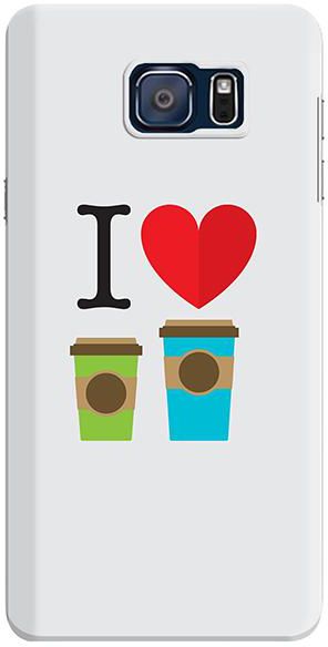 Stylizedd Samsung Galaxy S6 Edge Plus Premium Slim Snap Case Cover Matte Finish - I love coffee