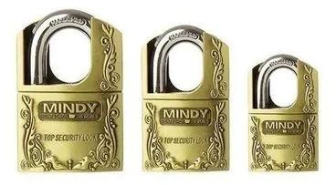 Mindy Top Anti-Burglar Theft Zinc Alloy High Security Padlock. Hard to copy with high precision, it is one of the best advantage for burglar-proof locks  Padlock suggested for scho