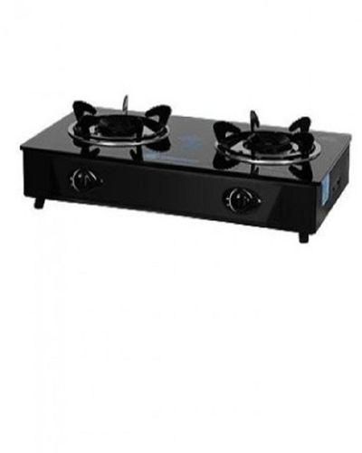 TABLE TOP GLASS GAS COOKER WITH TWO BURNER