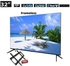 Vision Plus Frameless 32" Digital HD LED TV - Black + FREE WALL MOUNT