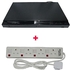 Smart Usb Record and Play DVD Playe with Free 4 Way Astrar Cable - Black