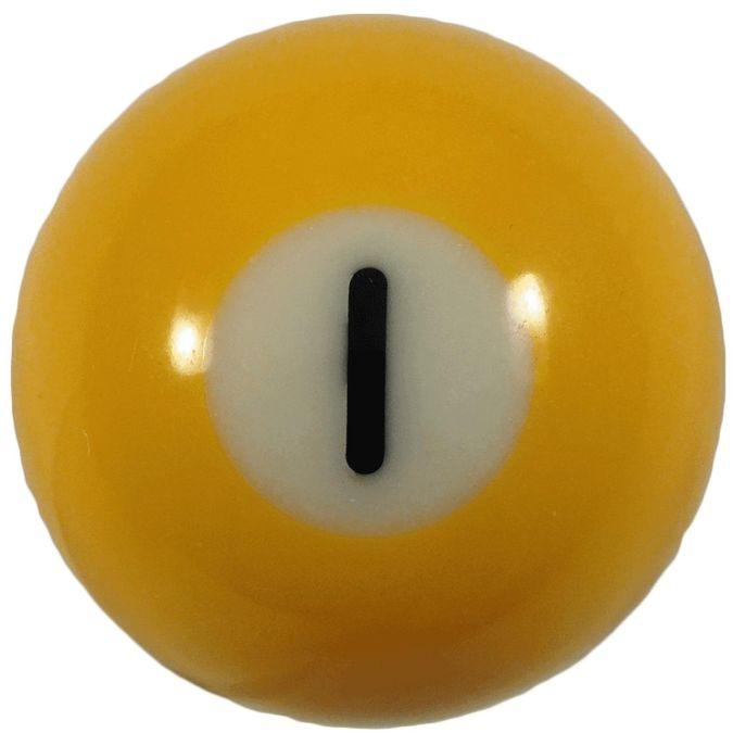 No. 1 Billiard Pool Table Standard Replacement Ball 2 ¼” - 57.2 mm