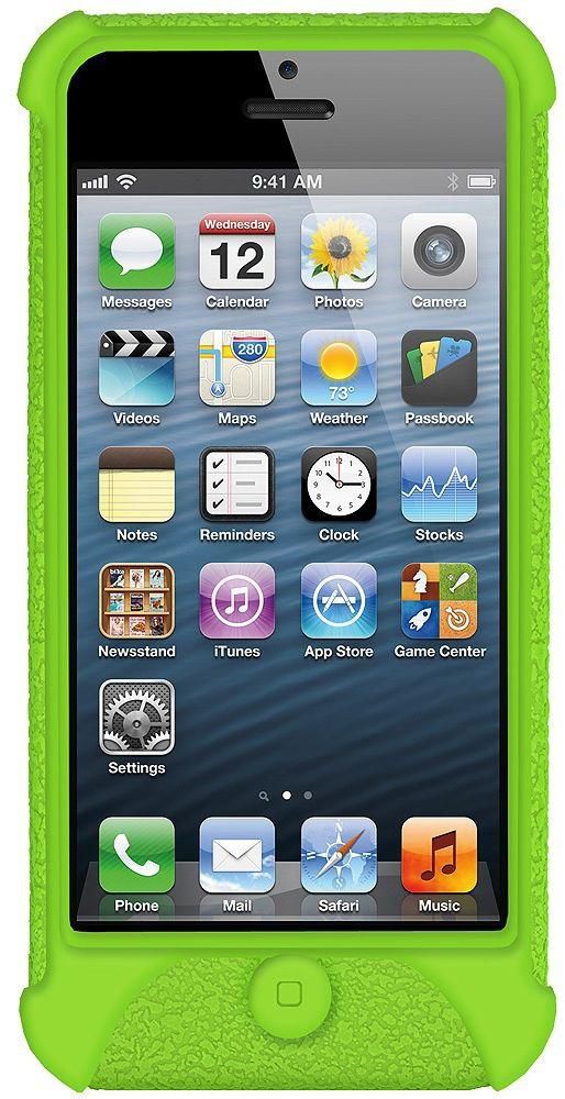 Amzer Silicone Skin Jelly Case Cover for iPhone 5 - Green