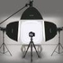 Photo Studio Shooting Tent Light Cube Diffusion Soft Box Kit with 4 Colours Backdrops for Photography 50x50cm - Red Dark Blue Black White