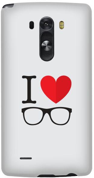 Stylizedd LG G3 Premium Slim Snap case cover Matte Finish - I love glasses