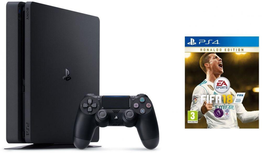 Sony Playstation 4 1TB Slim with Fifa 18 Ronaldo Edition