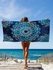 Bohemian Floral Printed Beach Throw - 75 X 150cm