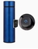 Smart Led Temperature Display Stainless Steel Water Bottle Blue 500ml + Zigor Bag Special