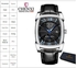 Chenxi Quality Leather Quartz Waterproof Wrist Watch - Silver