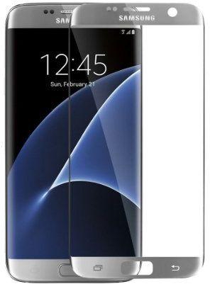 Samsung Galaxy S7 Edge Curved Tempered Glass 0.18mm ultra-thin Screen Protector 9H - Silver