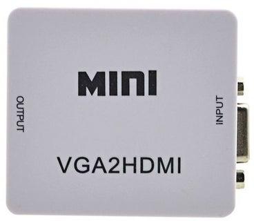 VGA To HDMI Convertor Adapter White