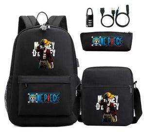 Popular Classic Comic 3pcs/Set Backpack 3D Print School Student Bookbag Travel Laptop Daypack Shoulder Bag Pencil Case