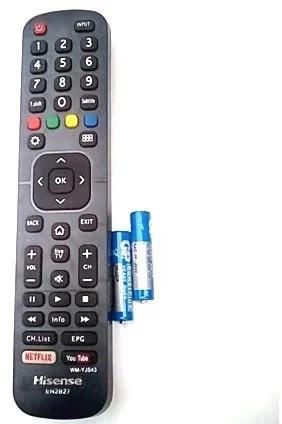 Replacement Remote Control For Hisense Led Smart Tv+ Free Battary