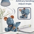 Multi Functional Teddy Bear Table Lamp With Pen Holder , Pencil Sharpener.1 Pcs.indigo