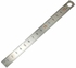 Deli Stainless Steel Ruler Silver 15cm