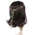 Sanwood Boho Style Girl Flower Bride Wedding Forehead Hair Wreath Head Band Garland-Rose-Red