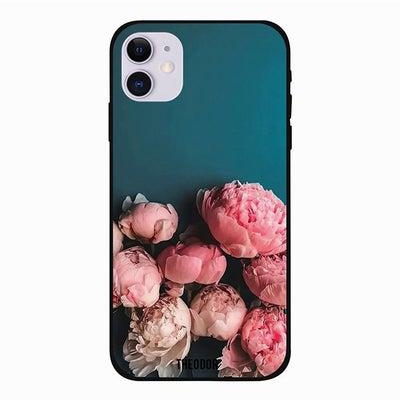 Protective Case Cover For Apple iPhone 12 mini Flowers