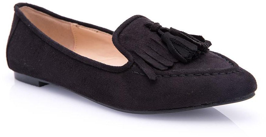 Basicxx Ladies Black Ballerina Shoes Black Size 39