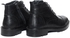 Genuine Leather Half Boot For Men - Black