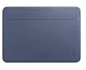 Wiwu Skin Pro Ii Pu Leather Sleeve Designed For Macbook Pro 13.3" Navy Blue