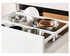 METOD / MAXIMERA خزانة عالية+أرفف/4أدراج/باب/2, أبيض/Veddinge أبيض, ‎60x60x220 سم‏ - IKEA