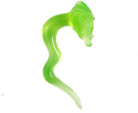 BIJOUX BEAUTIQUE Green Taper Hanger Stretched Ear Piercing Jewelry - 6 Gauge