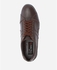 Leather Shoes Lace Up Leather Shoes - Dark Brown