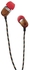 Marley Smile Jamaica in Ear With Mic Headphones - Color Fire