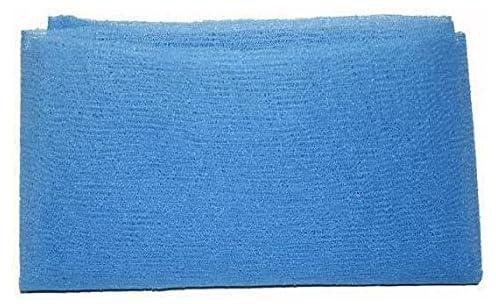 منشفة حمام من الفوم لتقشير البشرة وتجديد البشرة، لون ازرق، ضمان لمدة عام واحد، 4538