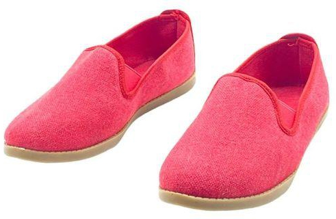 Squadra Canvas Comfortable Loafers For Women - Pink
