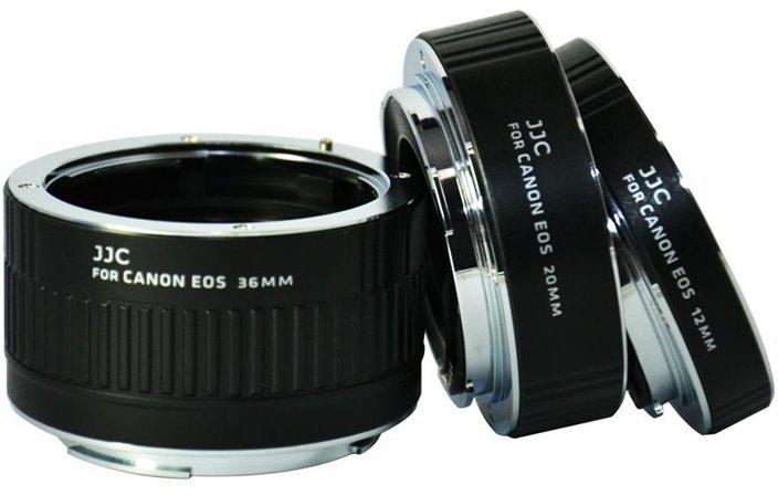 JJC AET-CS Auto Focus AF Macro Extension Tube Set 12mm 20mm 36mm for Canon EOS Rebel Cameras